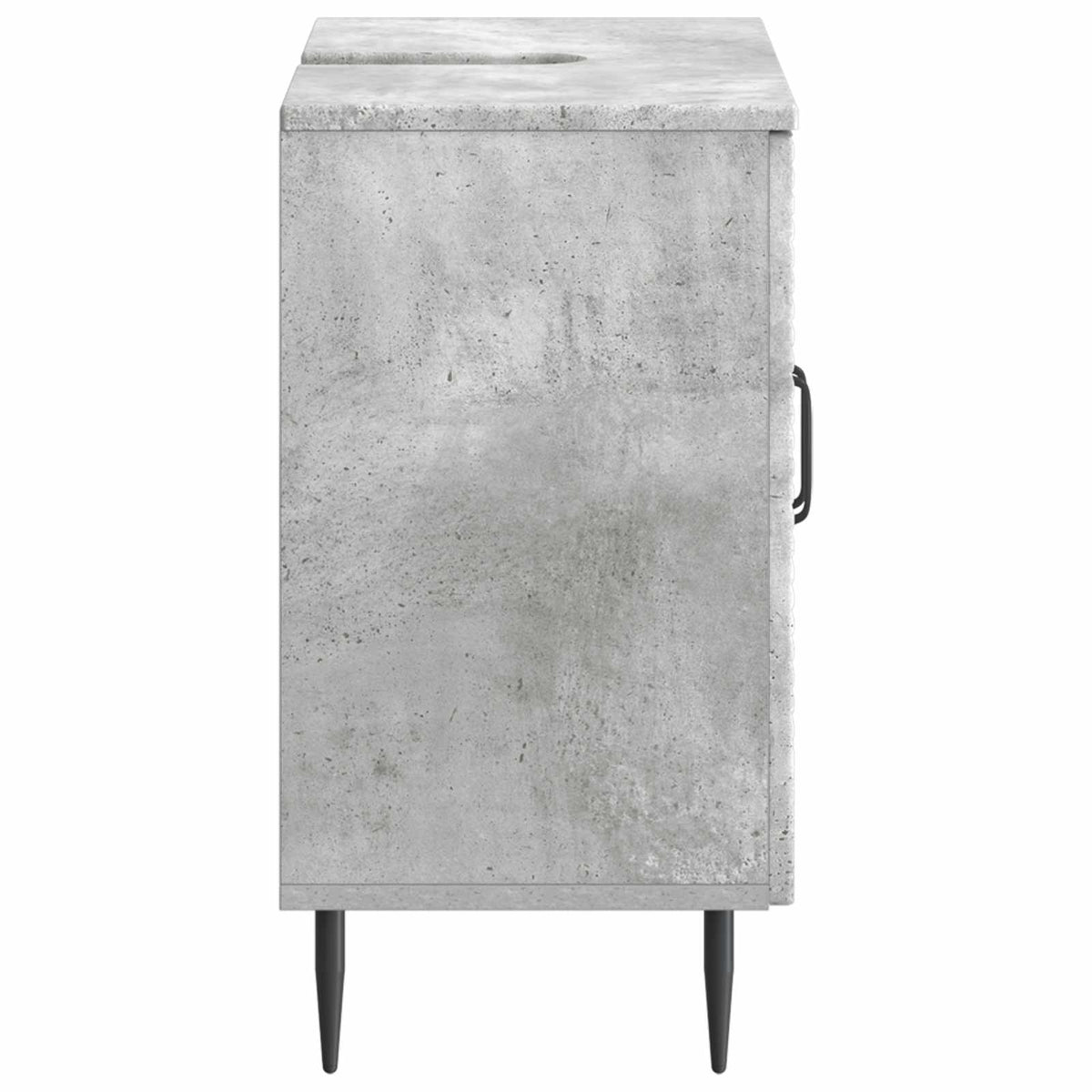 Waschbeckenschrank HAARLEM Betongrau 59,5 x 31,5 x 59 cm