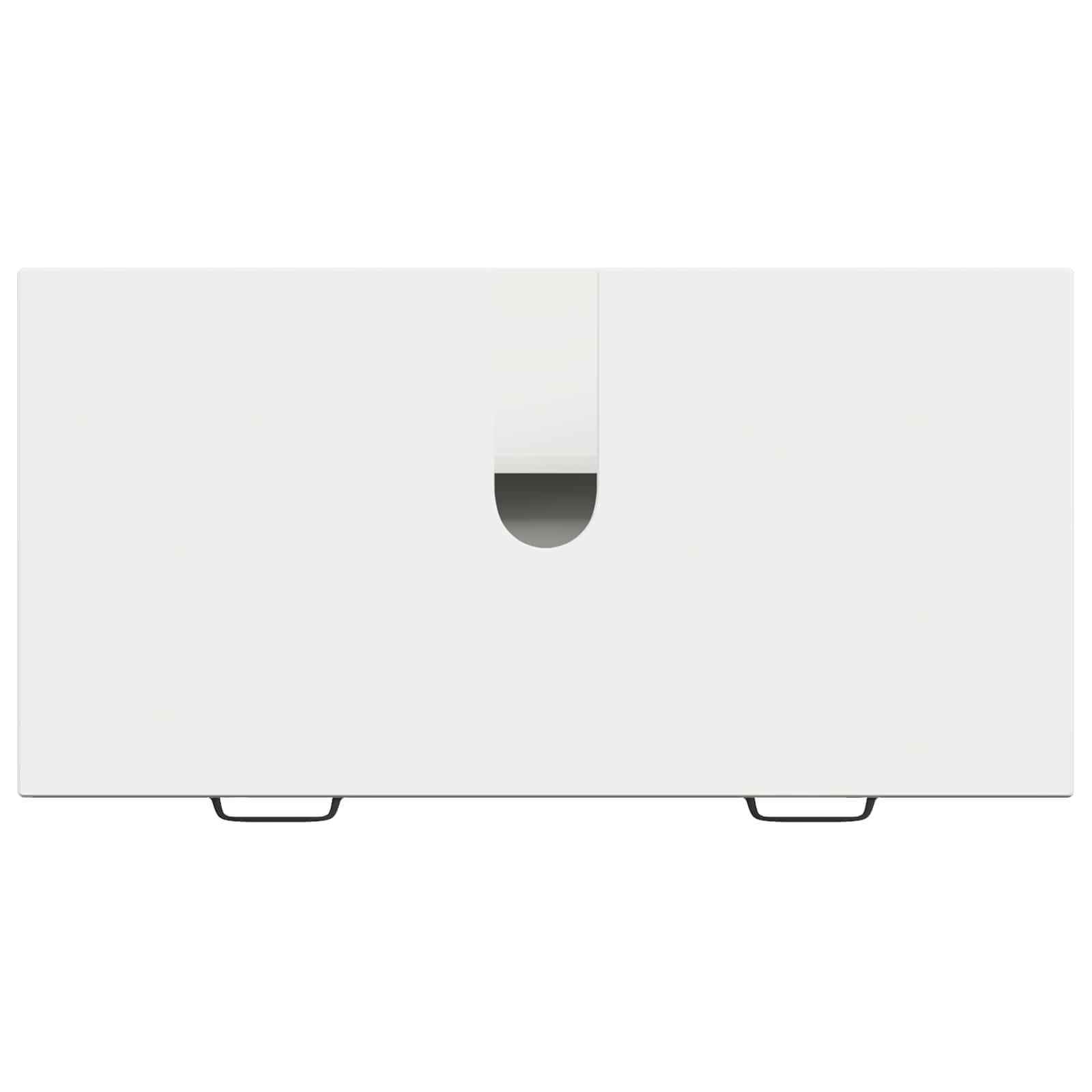 Waschbeckenschrank HAARLEM Weiß 82 x 41 x 58,5 cm Holzwerkstoff