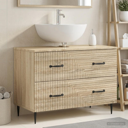 Waschbeckenschrank HAARLEM Sonoma-Eiche 82 x 41 x 58,5 cm