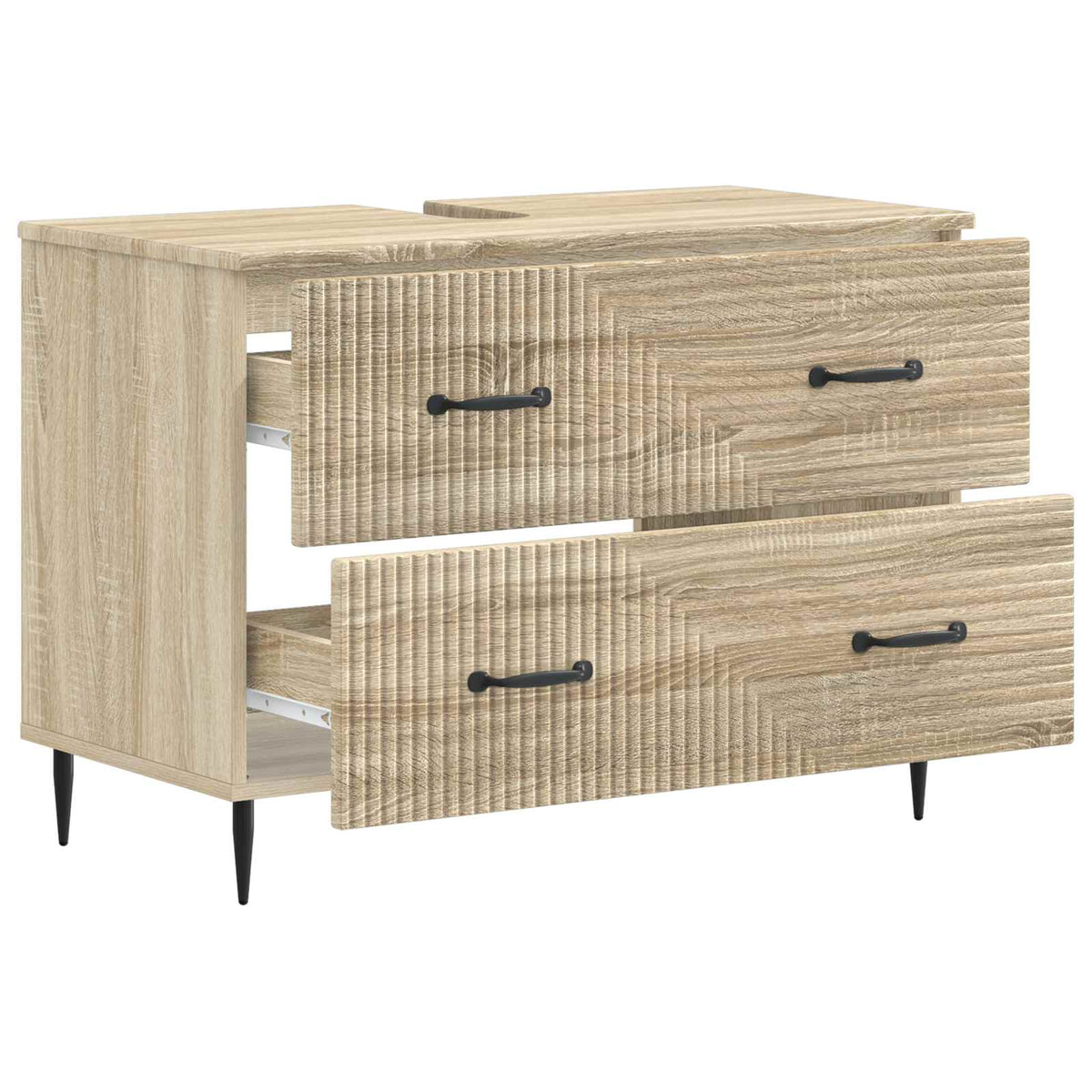 Waschbeckenschrank HAARLEM Sonoma-Eiche 82 x 41 x 58,5 cm