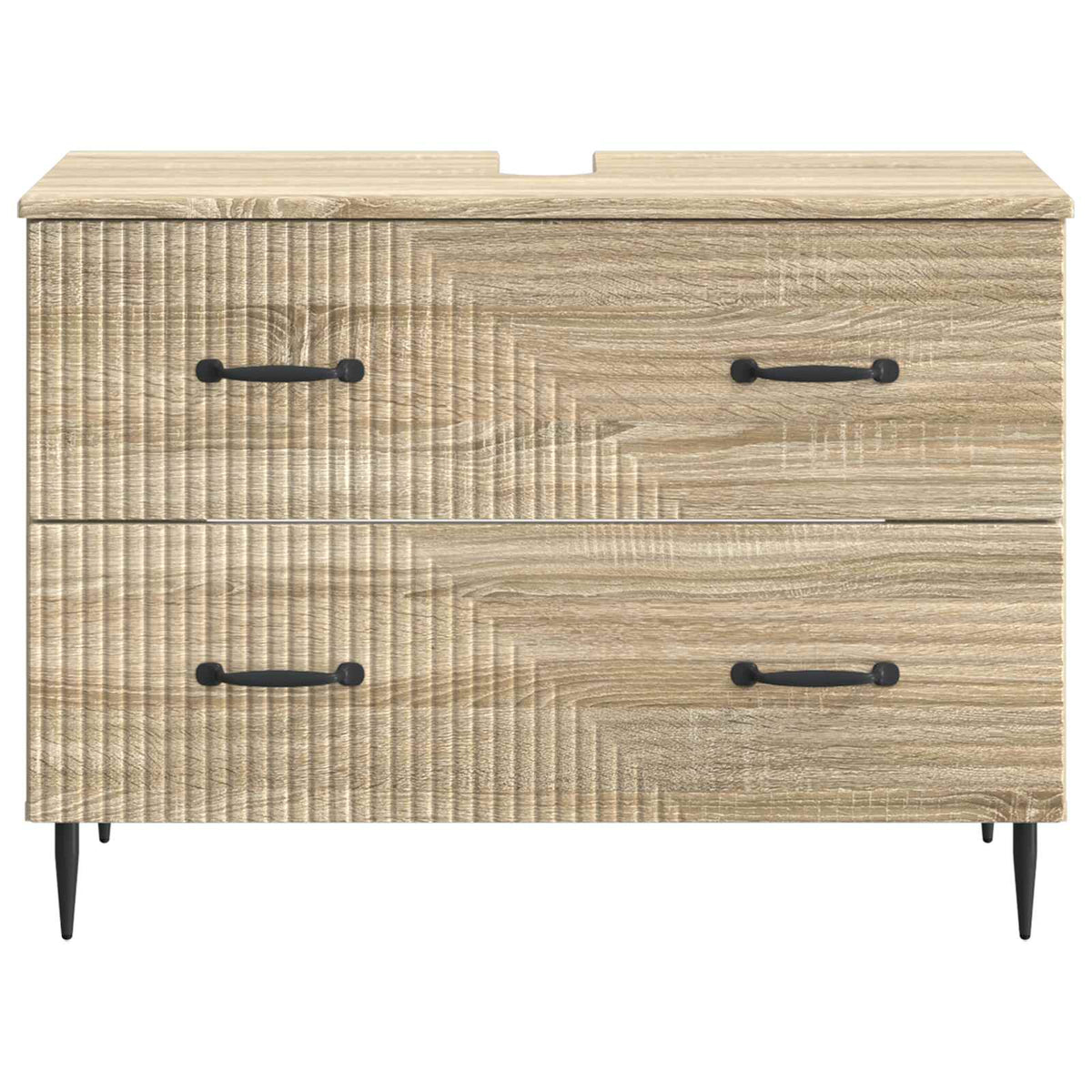 Waschbeckenschrank HAARLEM Sonoma-Eiche 82 x 41 x 58,5 cm