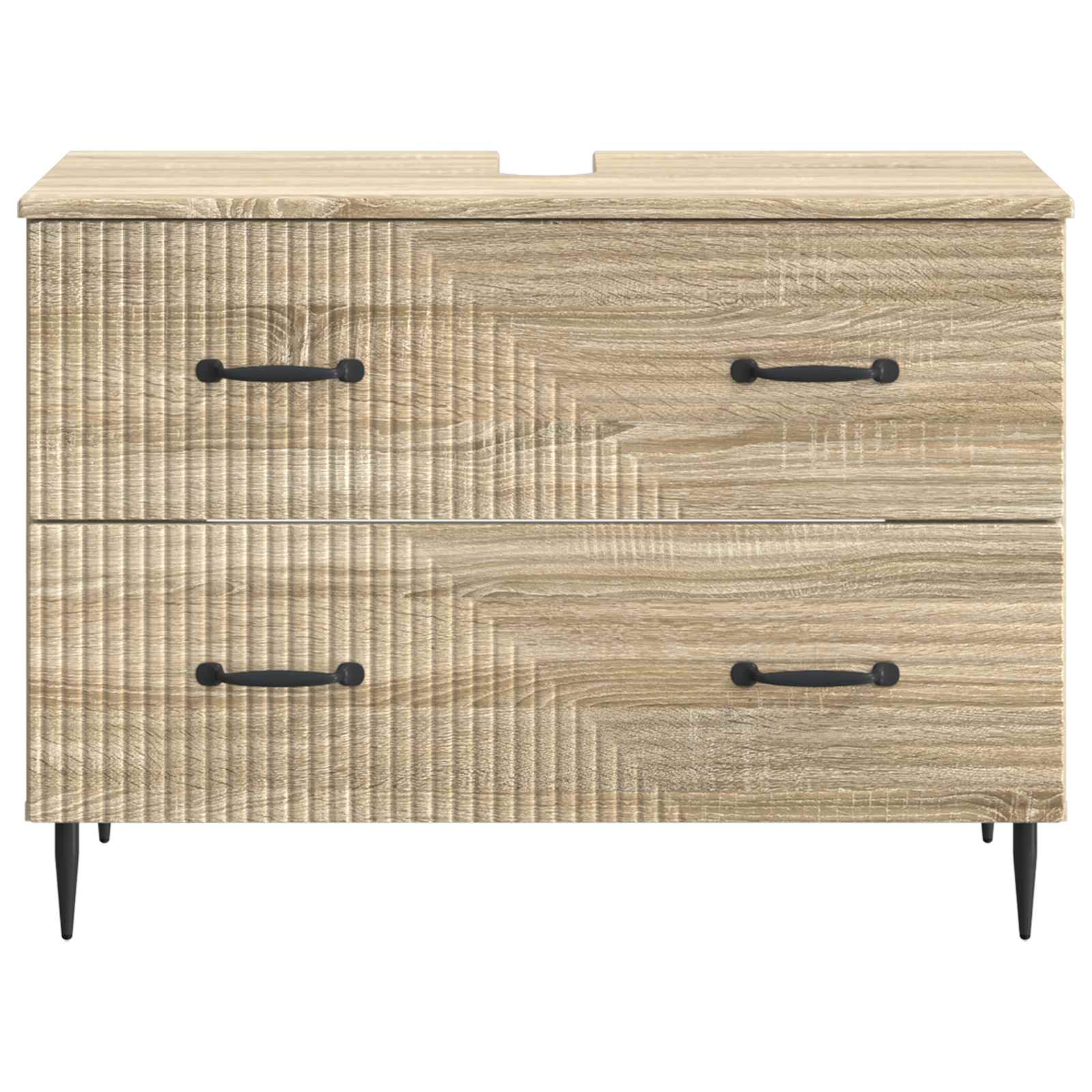 Waschbeckenschrank HAARLEM Sonoma-Eiche 82 x 41 x 58,5 cm
