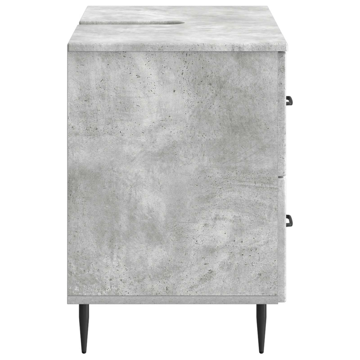 Waschbeckenschrank HAARLEM Betongrau 82 x 41 x 58,5 cm