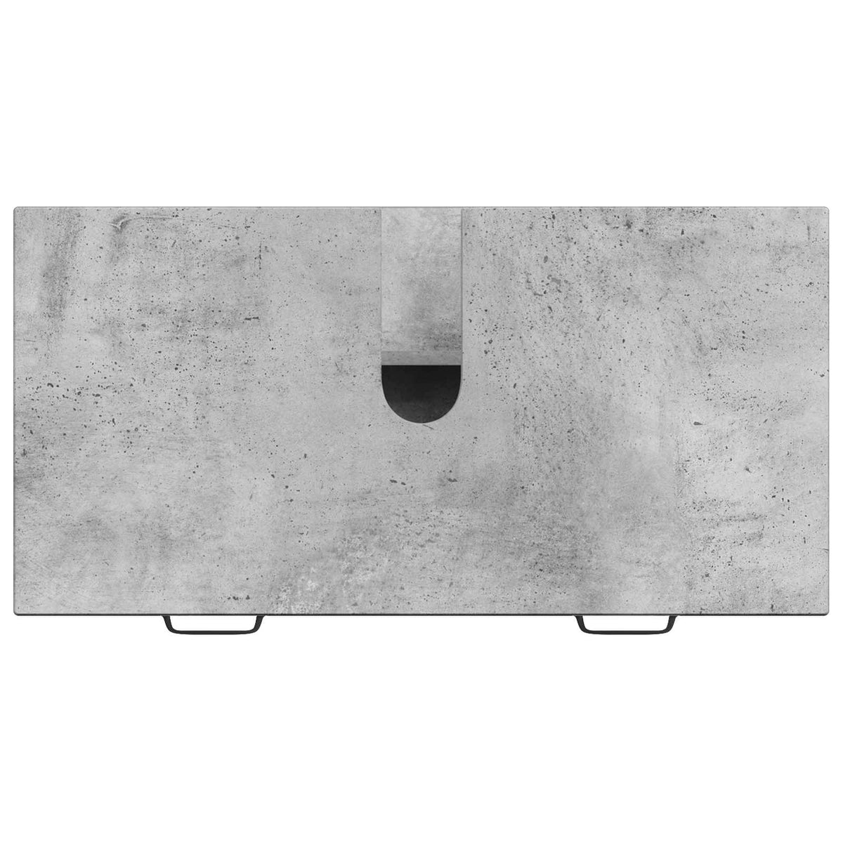 Waschbeckenschrank HAARLEM Betongrau 82 x 41 x 58,5 cm
