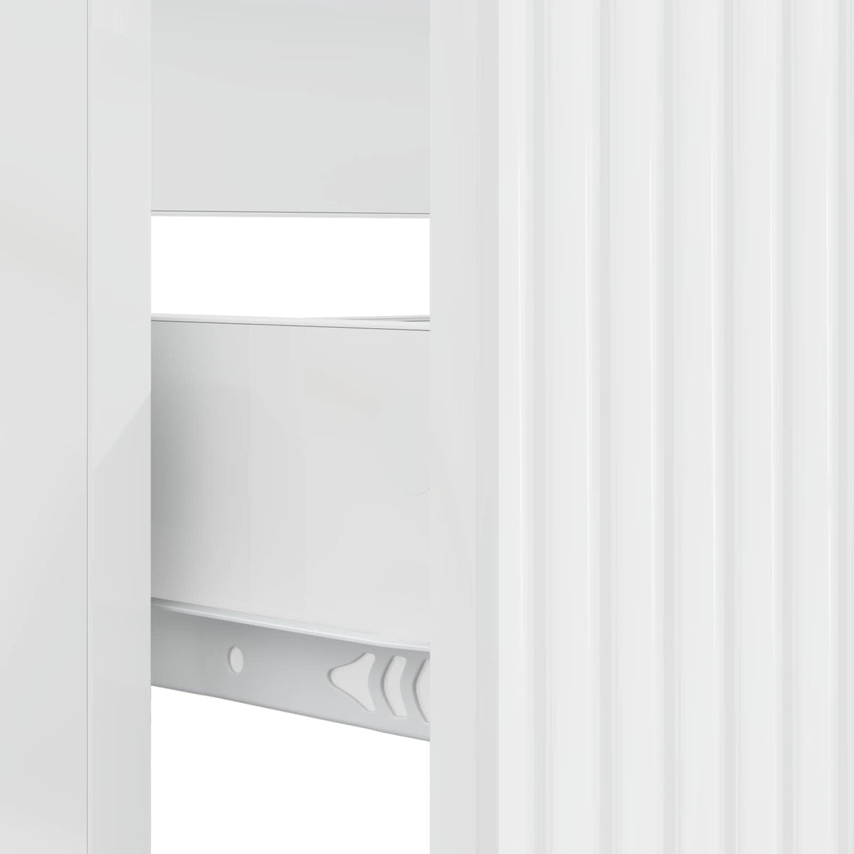 Waschbeckenschrank HAARLEM Hochglanz Weiß 82 x 41 x 58,5 cm