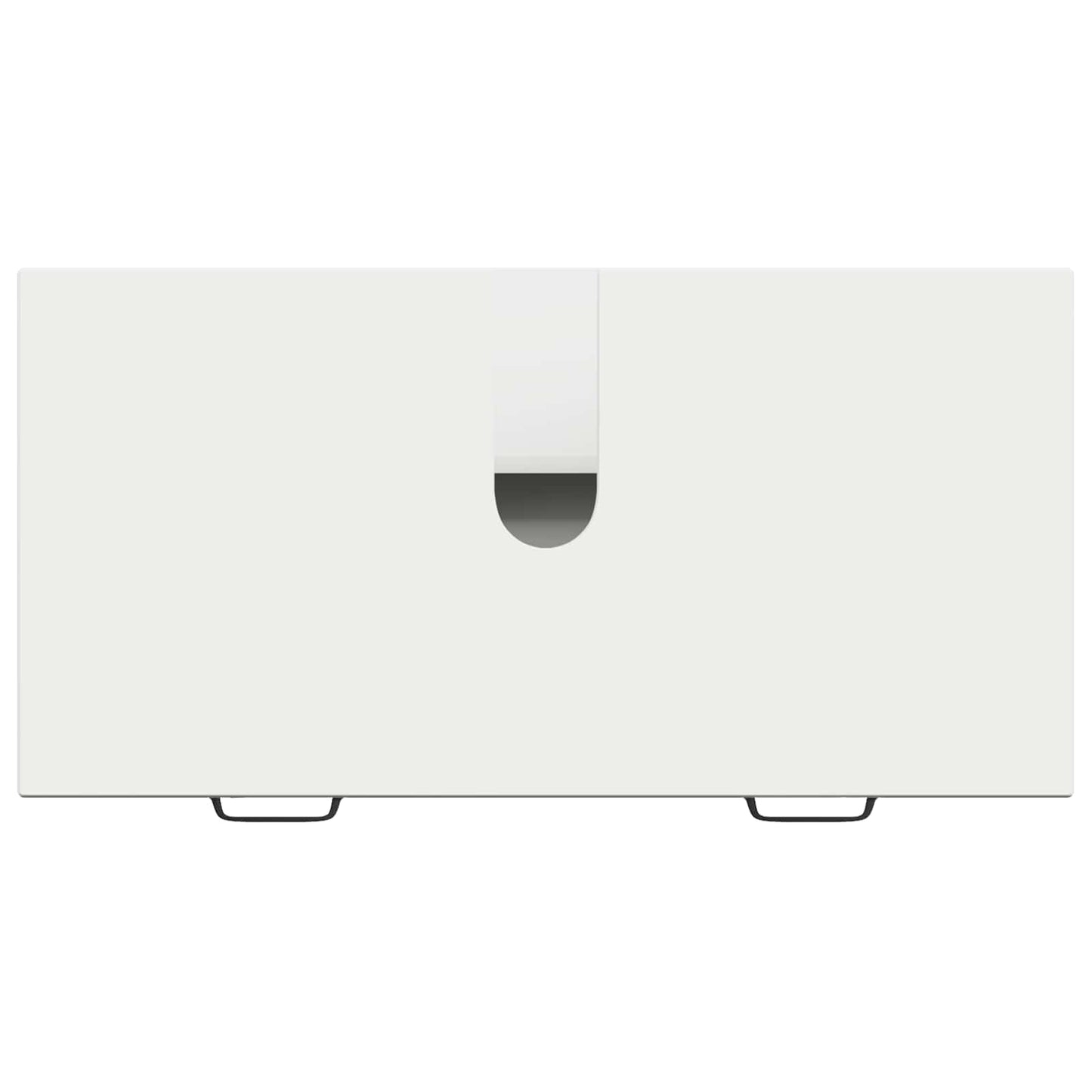 Waschbeckenschrank HAARLEM Hochglanz Weiß 82 x 41 x 58,5 cm