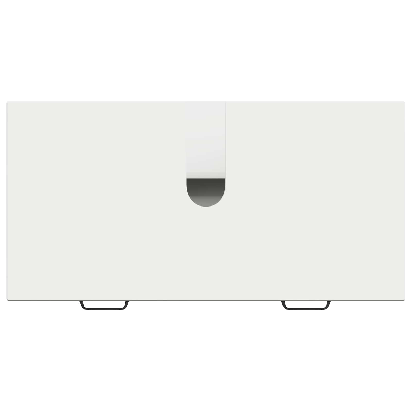 Waschbeckenschrank HAARLEM Hochglanz Weiß 82 x 41 x 58,5 cm