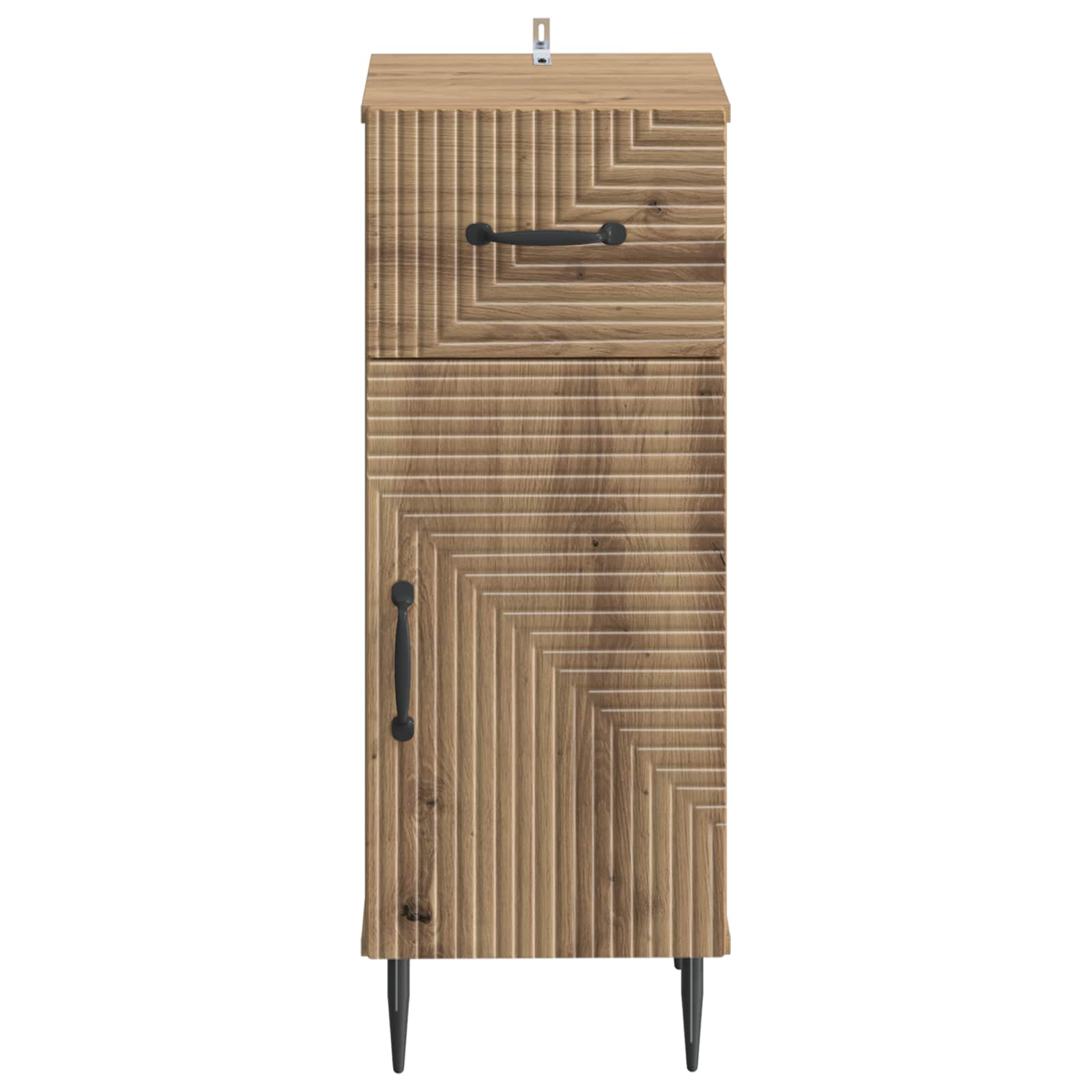 Badezimmer Aufbewahrungsschrank HAARLEM Artisan-Eiche