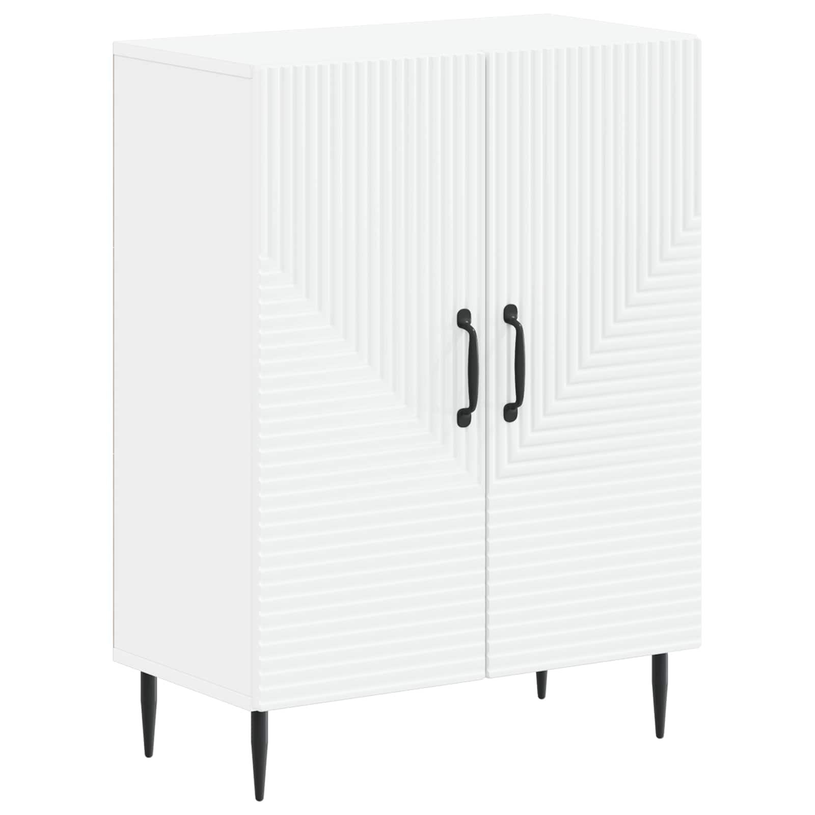 Badezimmer Aufbewahrungsschrank HAARLEM Weiß 59,5 x 31 x 80 cm