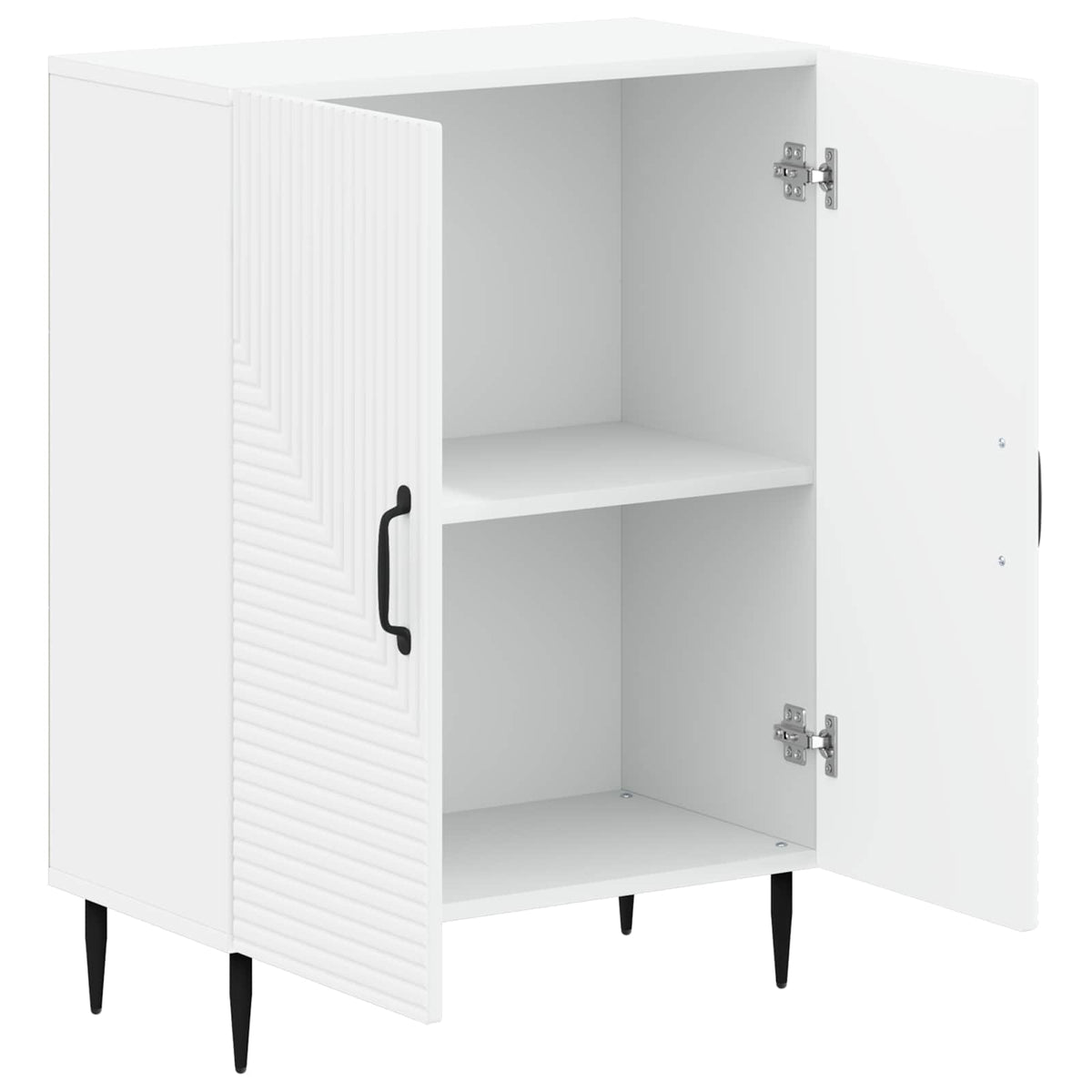 Badezimmer Aufbewahrungsschrank HAARLEM Weiß 59,5 x 31 x 80 cm