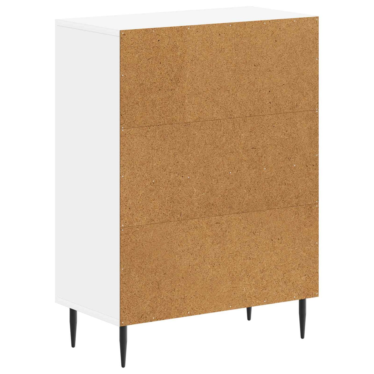 Badezimmer Aufbewahrungsschrank HAARLEM Weiß 59,5 x 31 x 80 cm