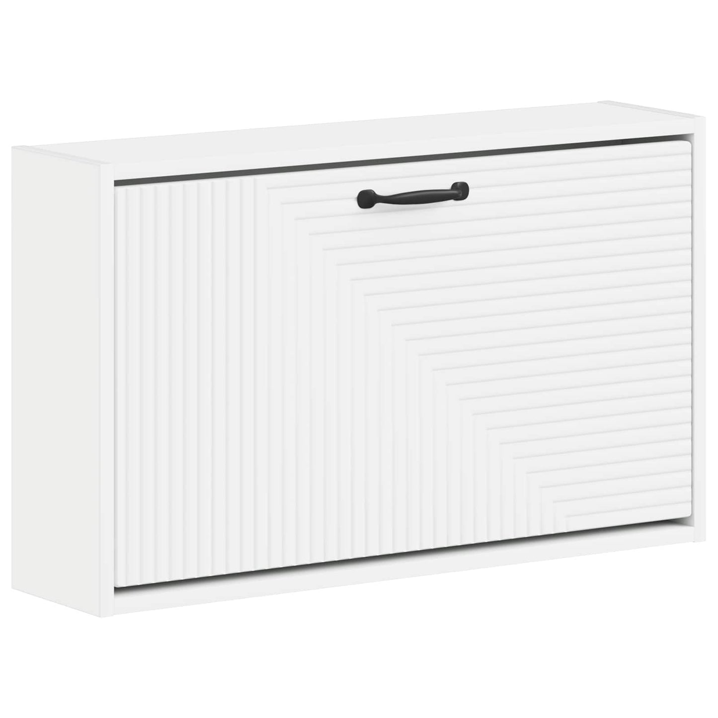 Wandmontierter Schuhschrank HAARLEM 71 x 17 x 43 cm Weiß