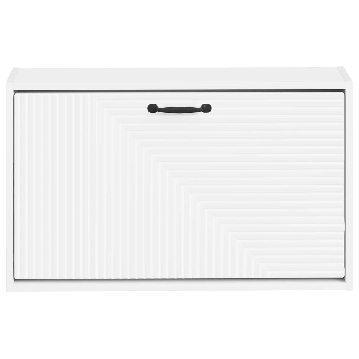 Wandmontierter Schuhschrank HAARLEM 71 x 17 x 43 cm Weiß
