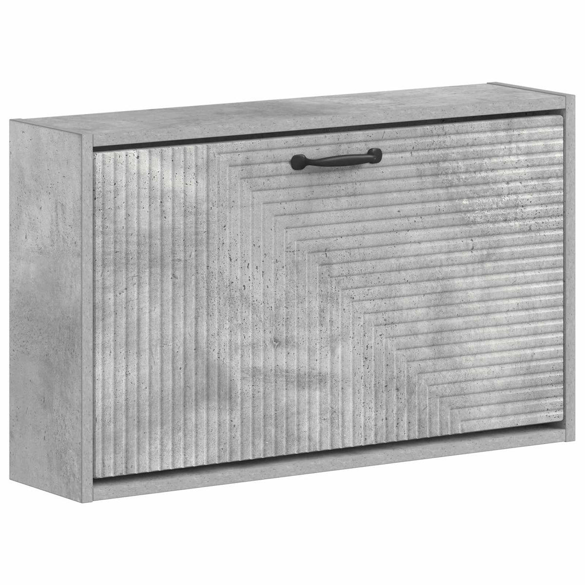 Wandmontierter Schuhschrank HAARLEM 71 x 17 x 43 cm Betongrau