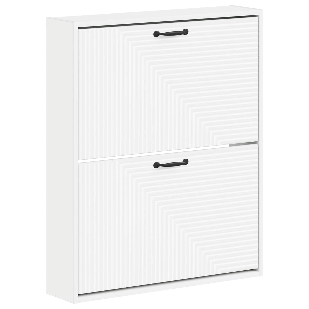 Wandmontierter Schuhschrank HAARLEM 71 x 17 x 86 cm Weiß