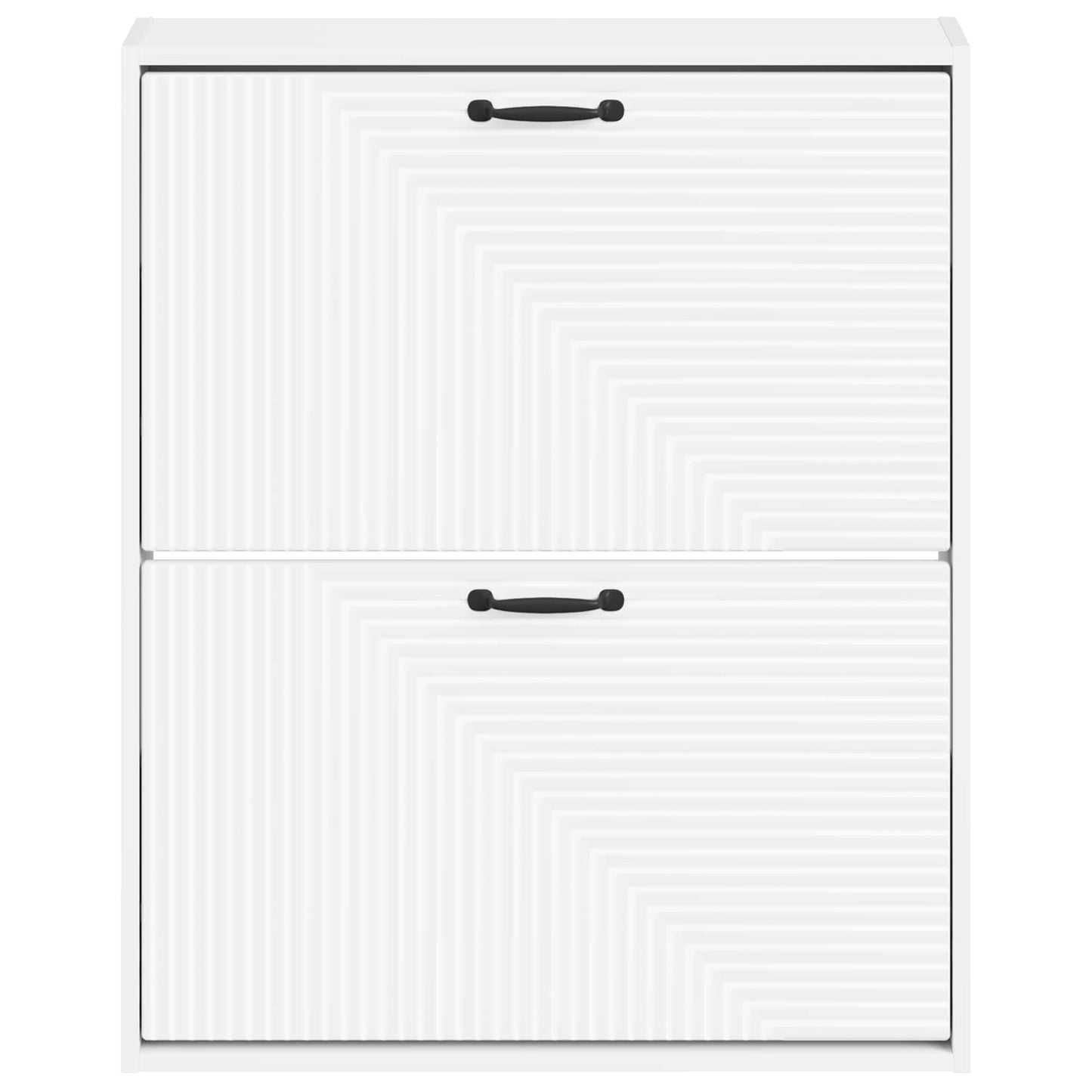 Wandmontierter Schuhschrank HAARLEM 71 x 17 x 86 cm Weiß