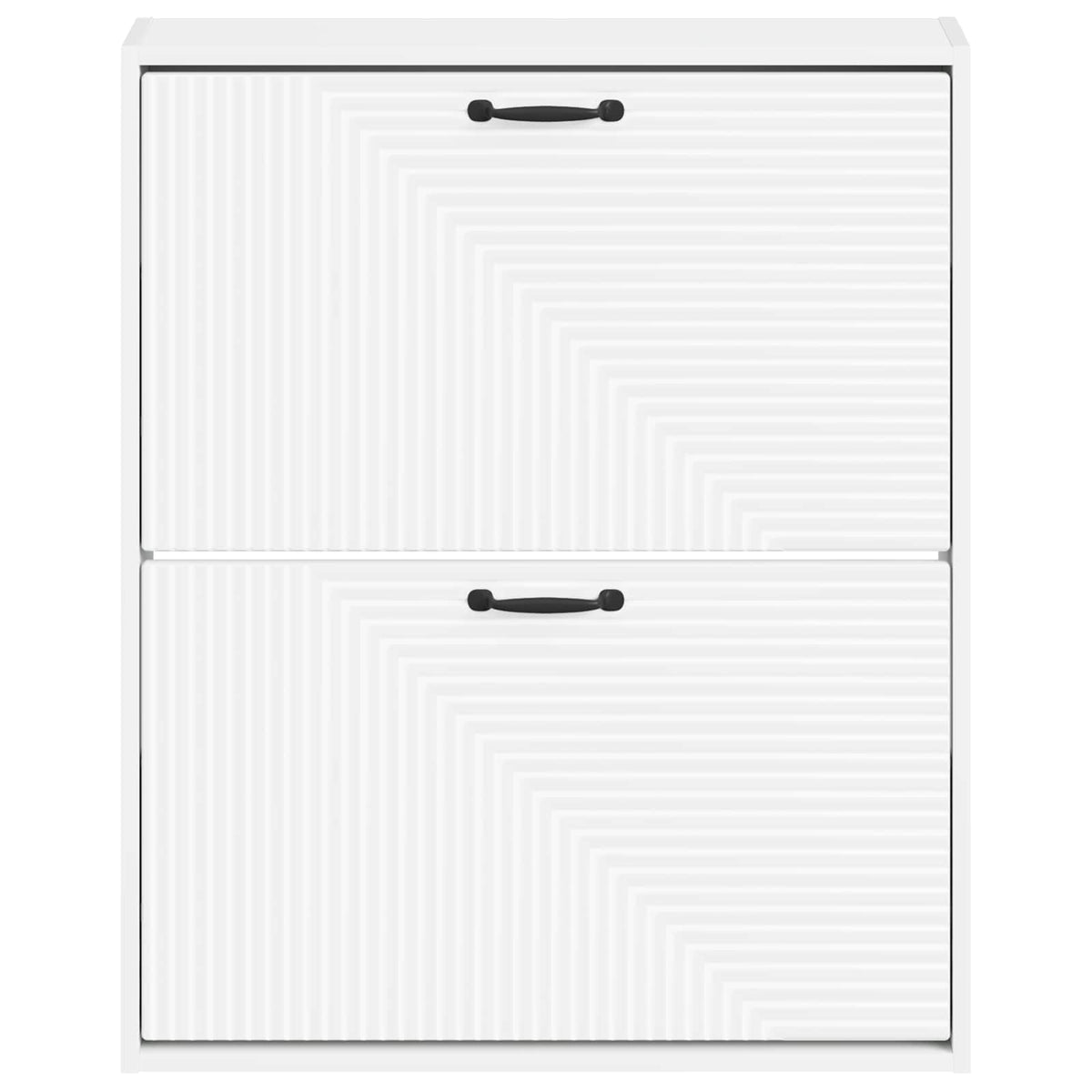 Wandmontierter Schuhschrank HAARLEM 71 x 17 x 86 cm Weiß