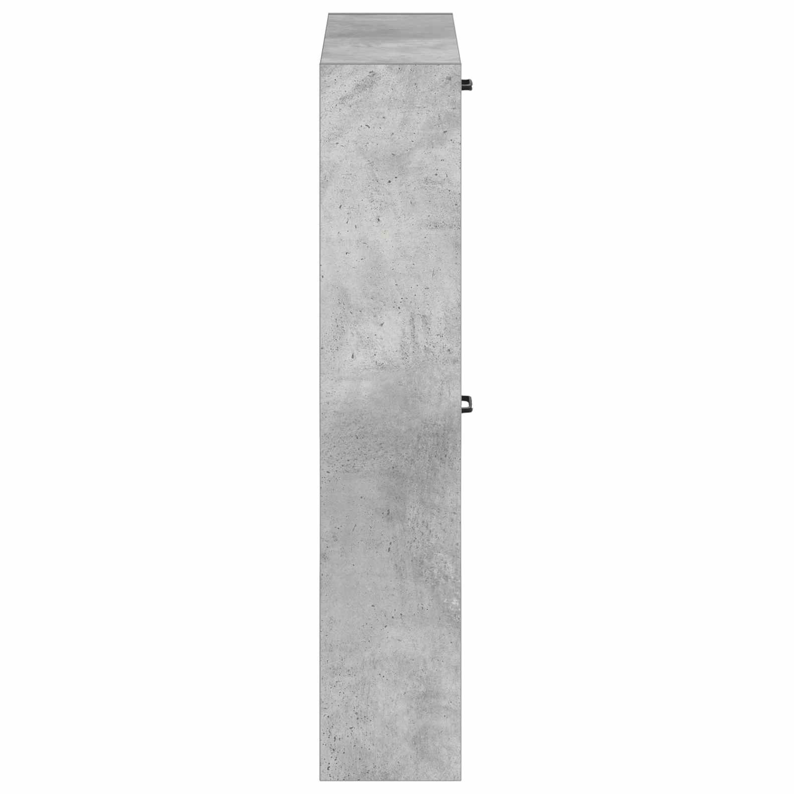 Wandmontierter Schuhschrank HAARLEM 71 x 17 x 86 cm Betongrau