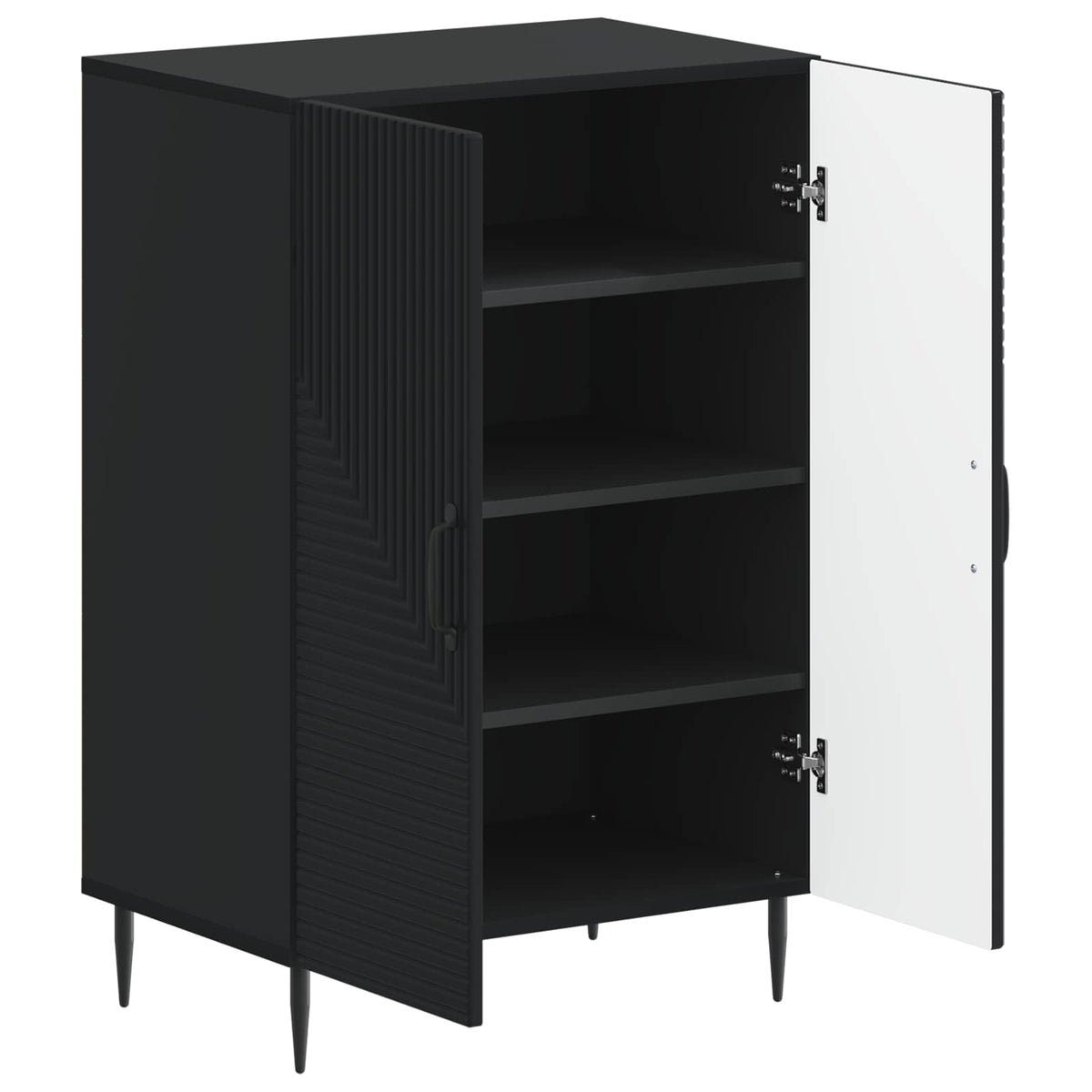 Schuhschrank HAARLEM 59,5 x 39,5 x 89,5 cm Holzwerkstoff