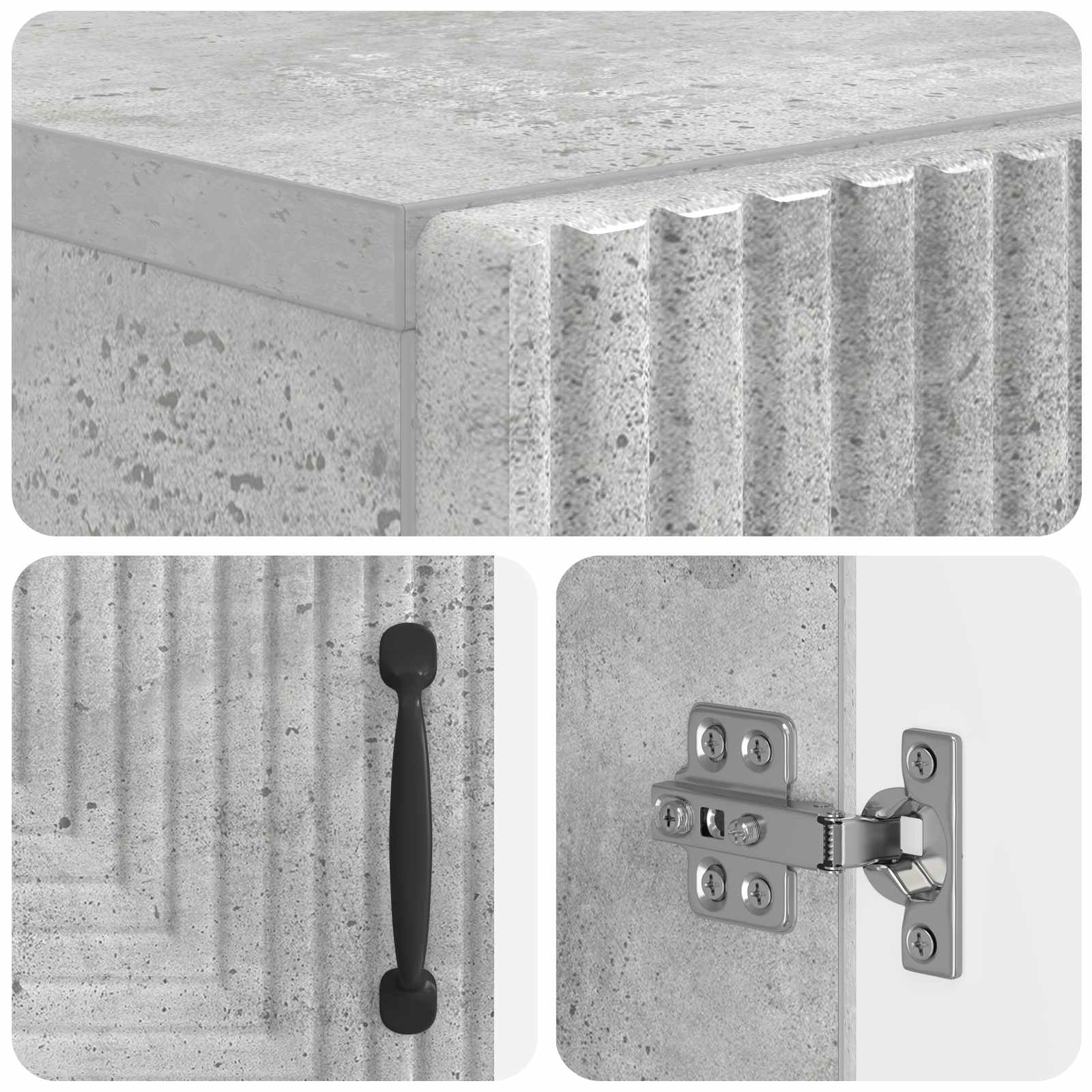 Schuhschrank HAARLEM 59,5 x 39,5 x 89,5 cm Holzwerkstoff