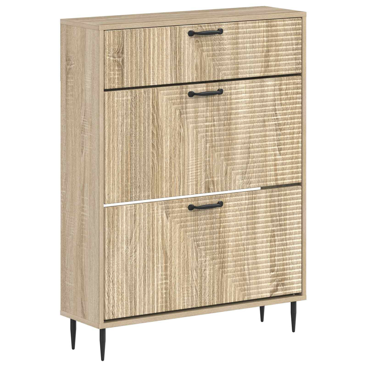 Schuhschrank HAARLEM 78 x 24 x 103 cm Holzwerkstoff
