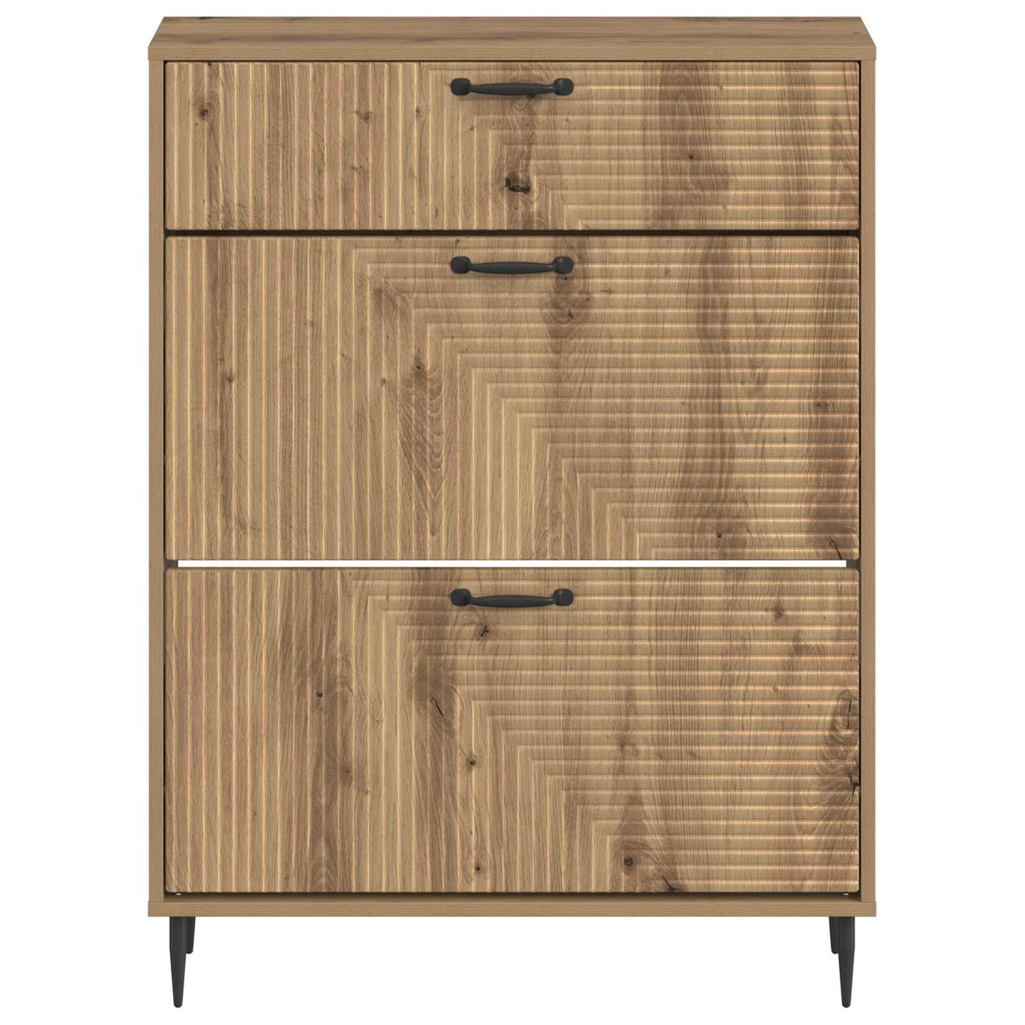 Schuhschrank HAARLEM 78 x 24 x 103 cm Holzwerkstoff