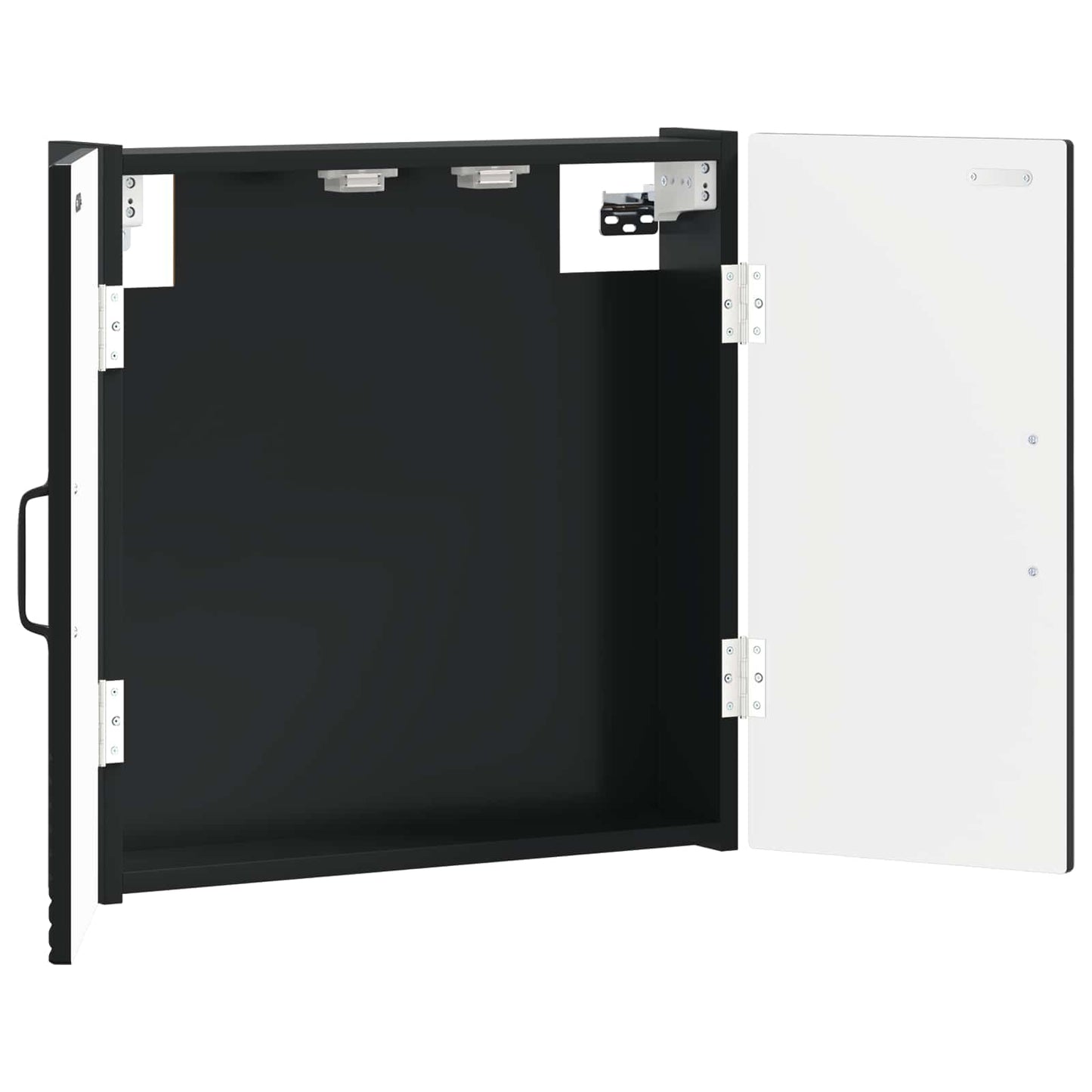 Dartboard Schrank HAARLEM Schwarz 52,5 x 10,5 x 53,5 cm