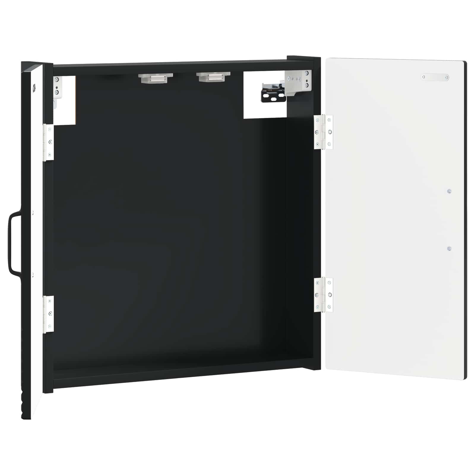 Dartboard Schrank HAARLEM Schwarz 52,5 x 10,5 x 53,5 cm