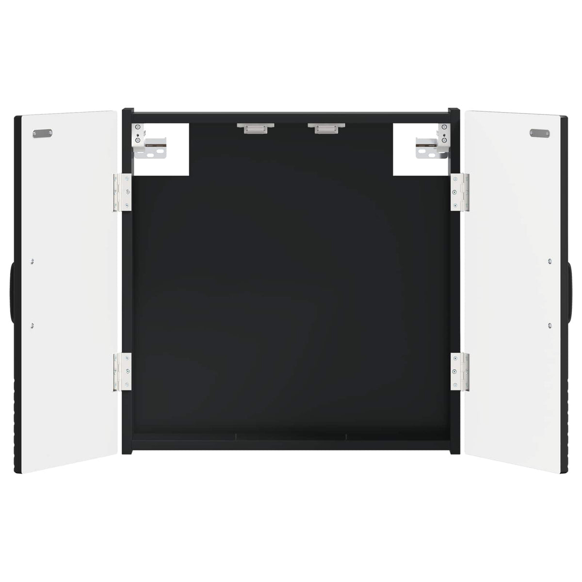Dartboard Schrank HAARLEM Schwarz 52,5 x 10,5 x 53,5 cm