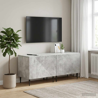 TV-Schrank Betongrau Holzwerkstoff