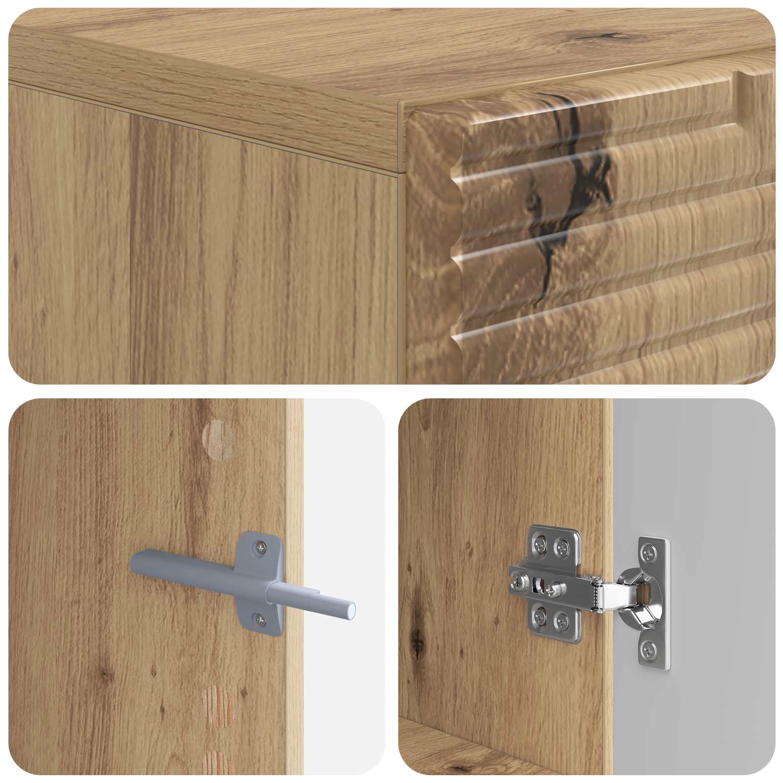 TV-Schrank Artisan-Eiche Holzwerkstoff