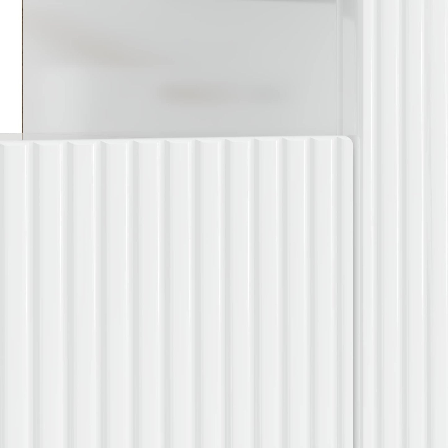 LED-TV-Schrank Hochglanz Weiß Holzwerkstoff