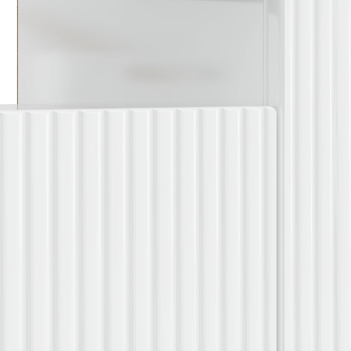LED-TV-Schrank Hochglanz Weiß Holzwerkstoff