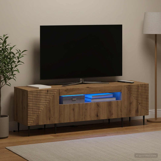 LED-TV-Schrank Artisan-Eiche Holzwerkstoff