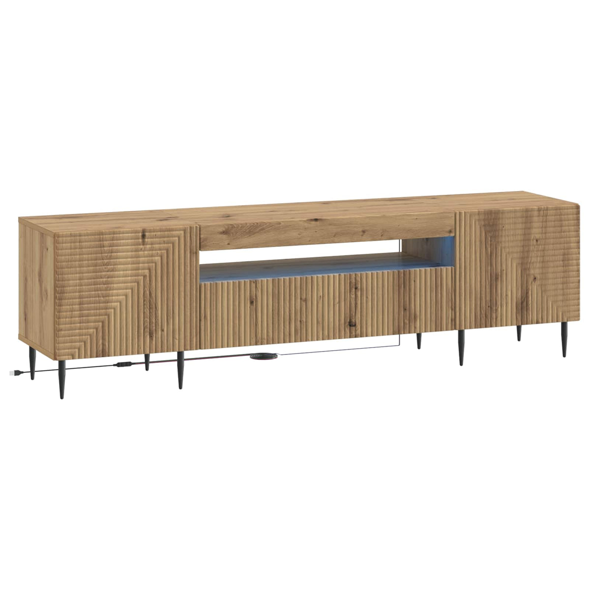 LED-TV-Schrank Artisan-Eiche Holzwerkstoff