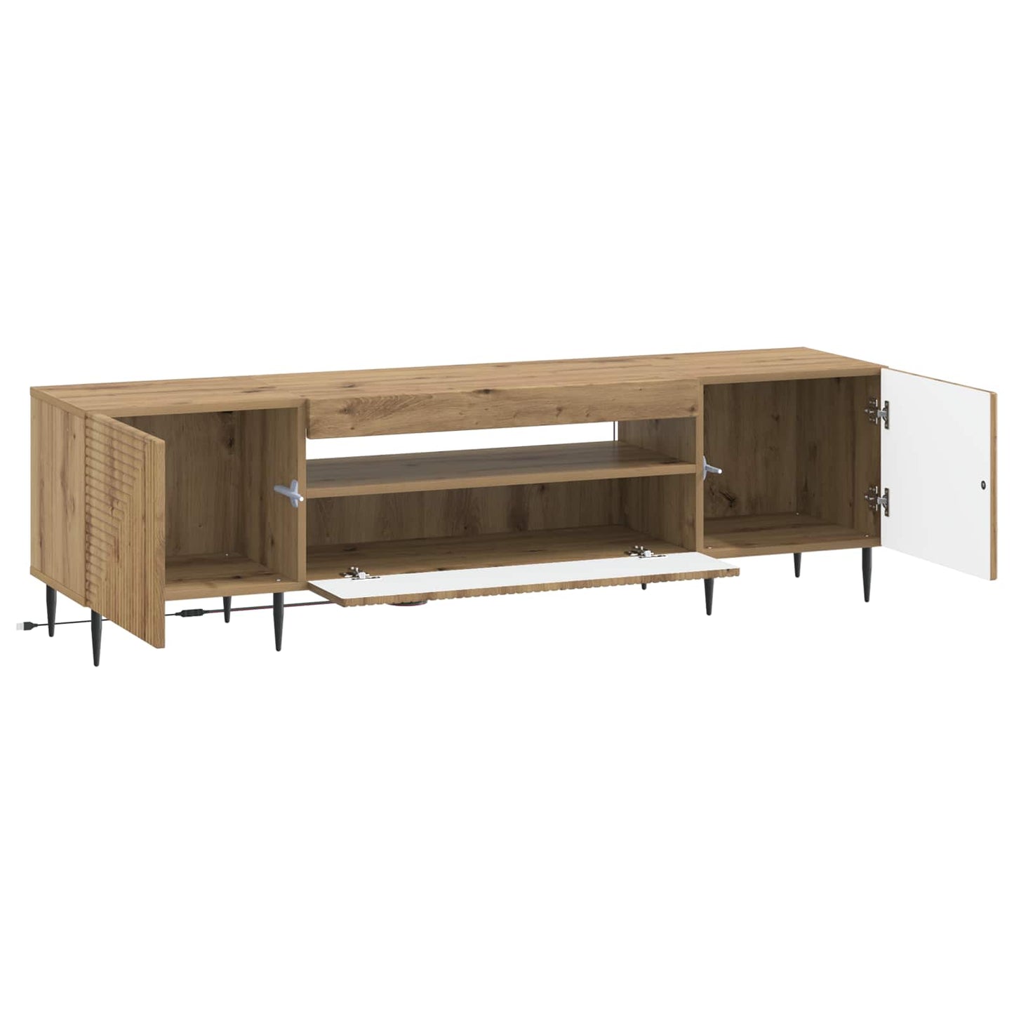 LED-TV-Schrank Artisan-Eiche Holzwerkstoff