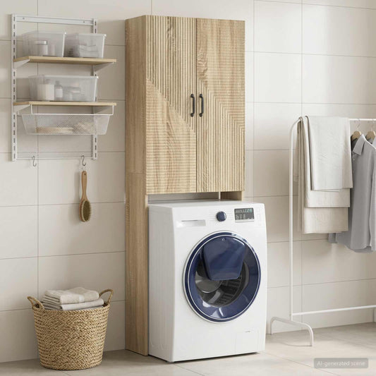 Toilettenschrank HAARLEM Sonoma-Eiche 66 x 25,5 x 190 cm