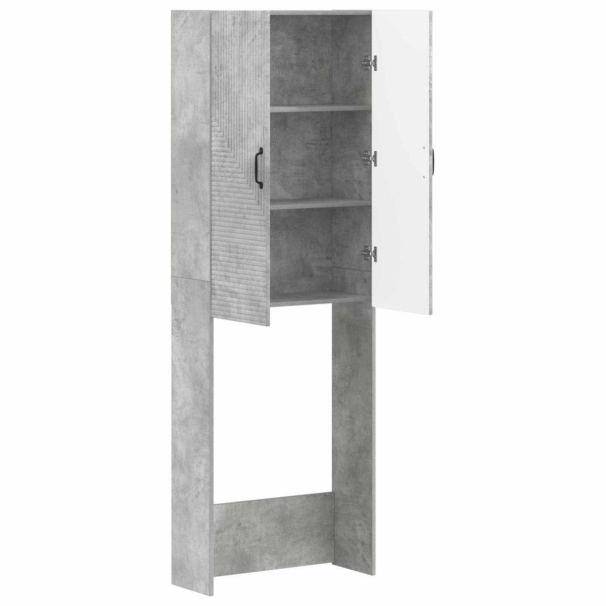 Toilettenschrank HAARLEM Betongrau 66 x 25,5 x 190 cm