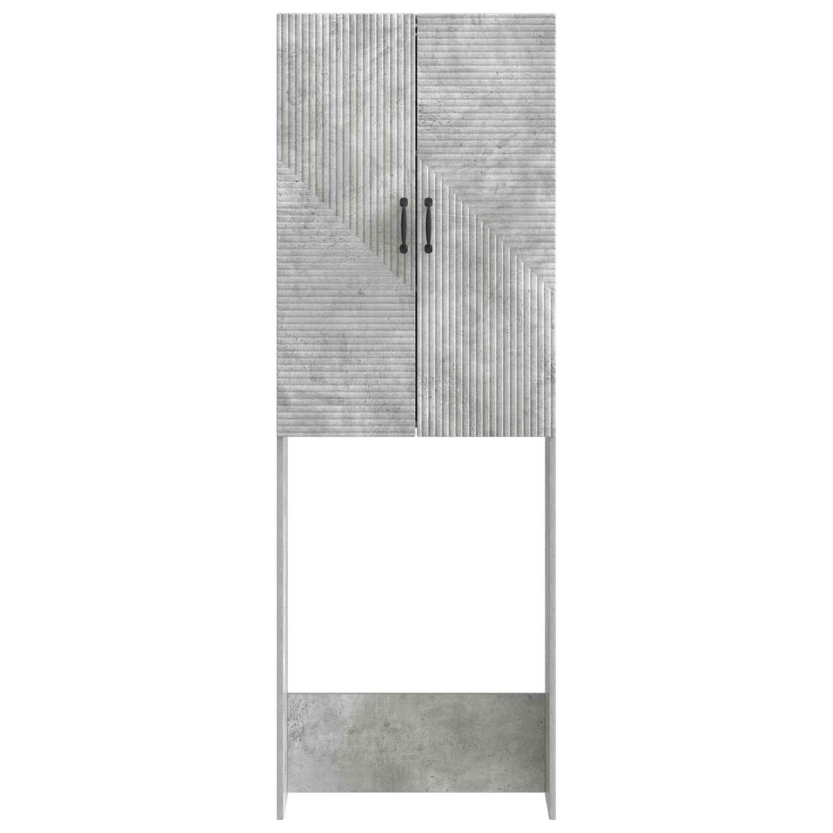 Toilettenschrank HAARLEM Betongrau 66 x 25,5 x 190 cm