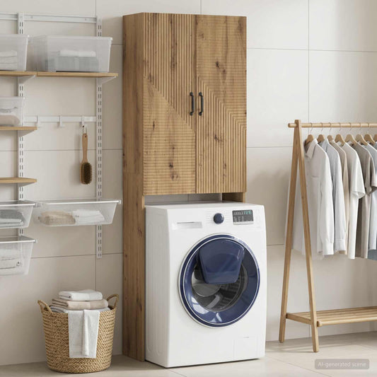 Toilettenschrank HAARLEM Artisan-Eiche 66 x 25,5 x 190 cm