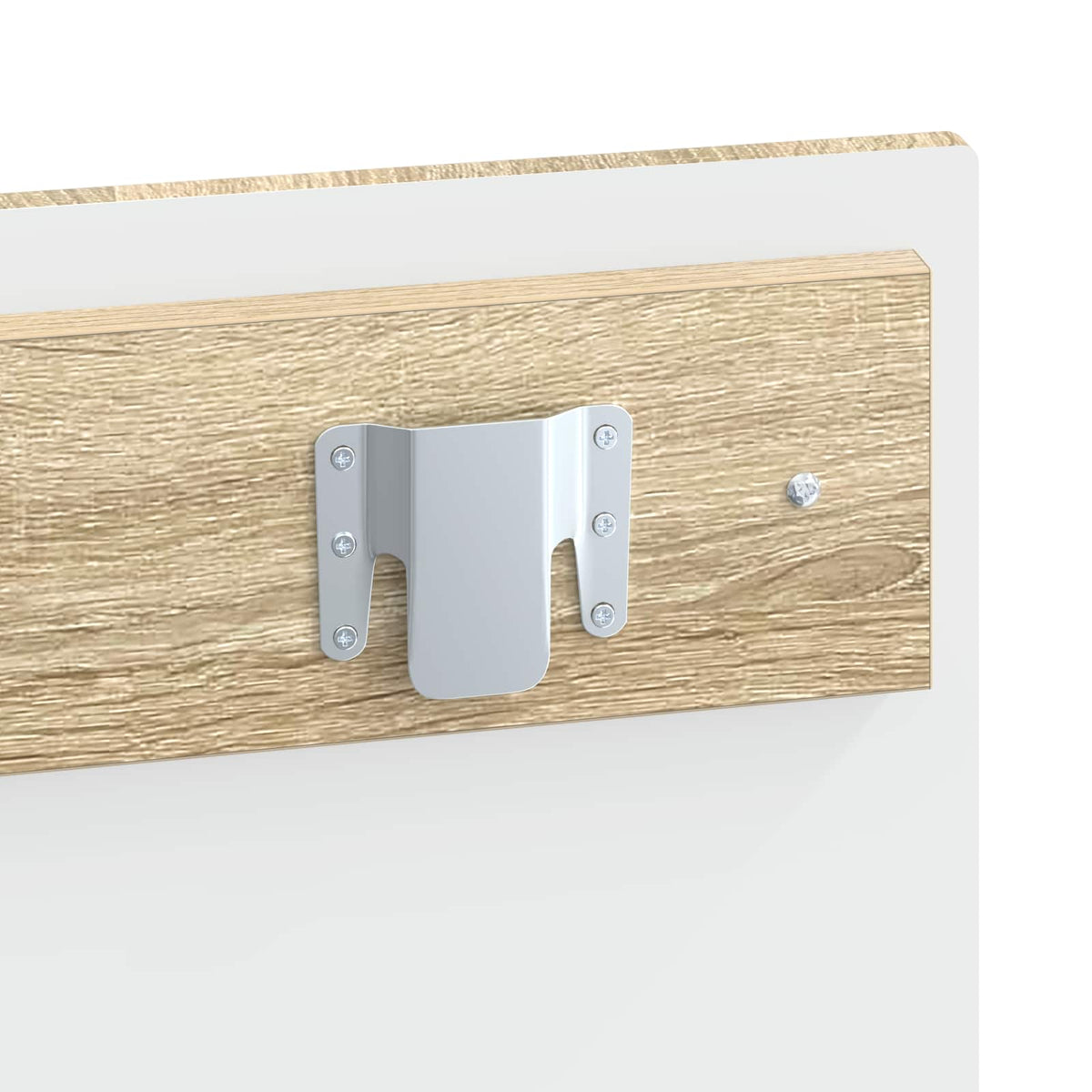Wandmontiertes Kopfteil HAARLEM Sonoma-Eiche Holzwerkstoff