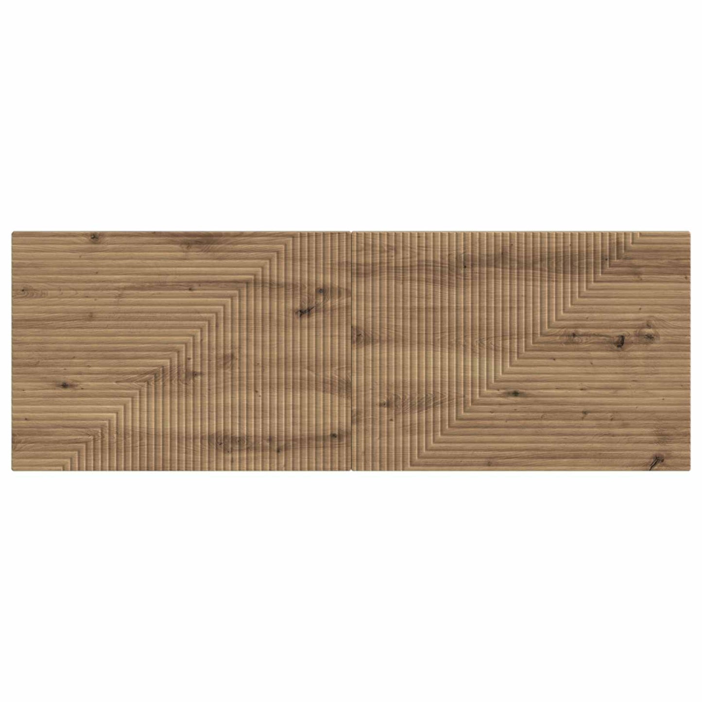 Wandmontiertes Kopfteil HAARLEM Artisan-Eiche Holzwerkstoff