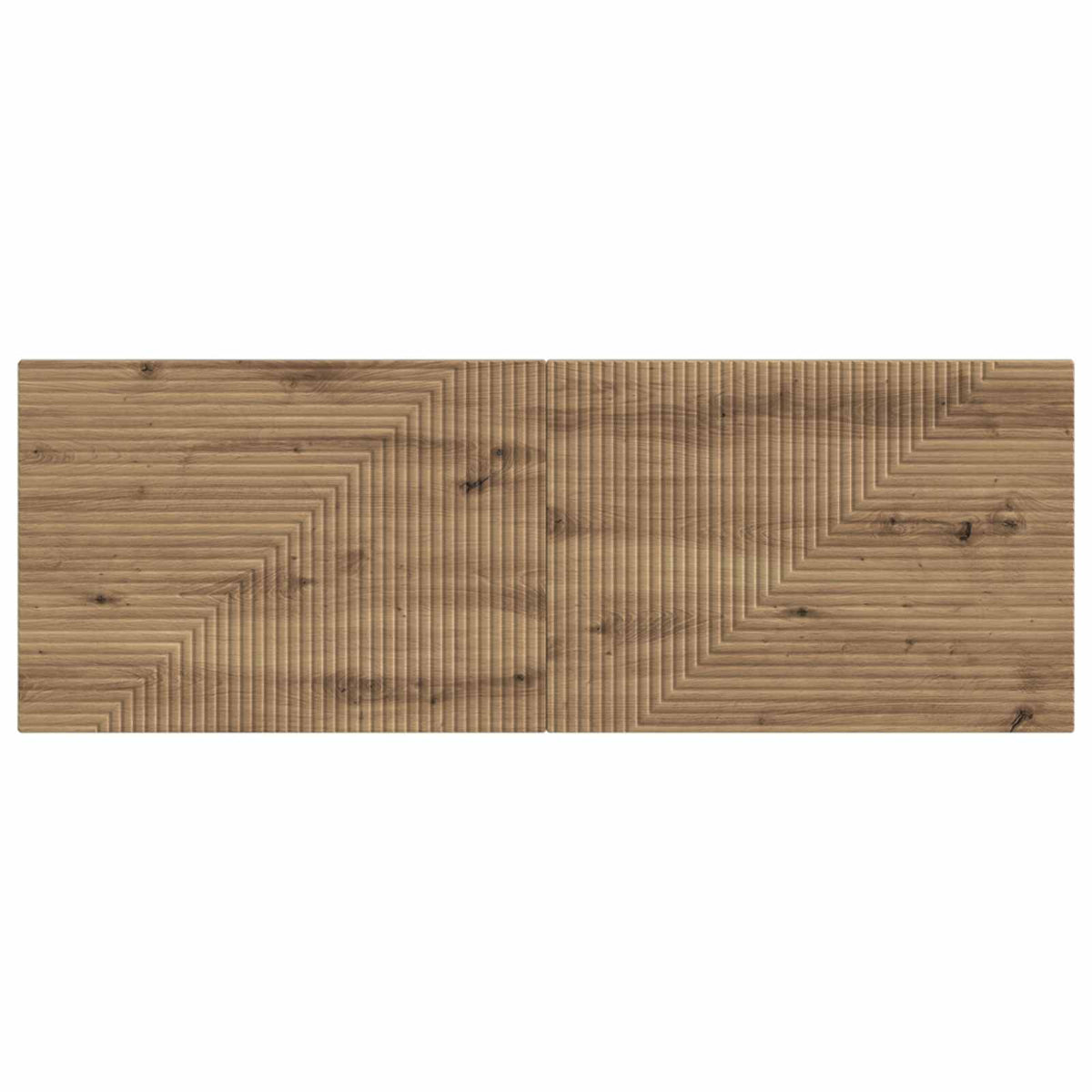 Wandmontiertes Kopfteil HAARLEM Artisan-Eiche Holzwerkstoff