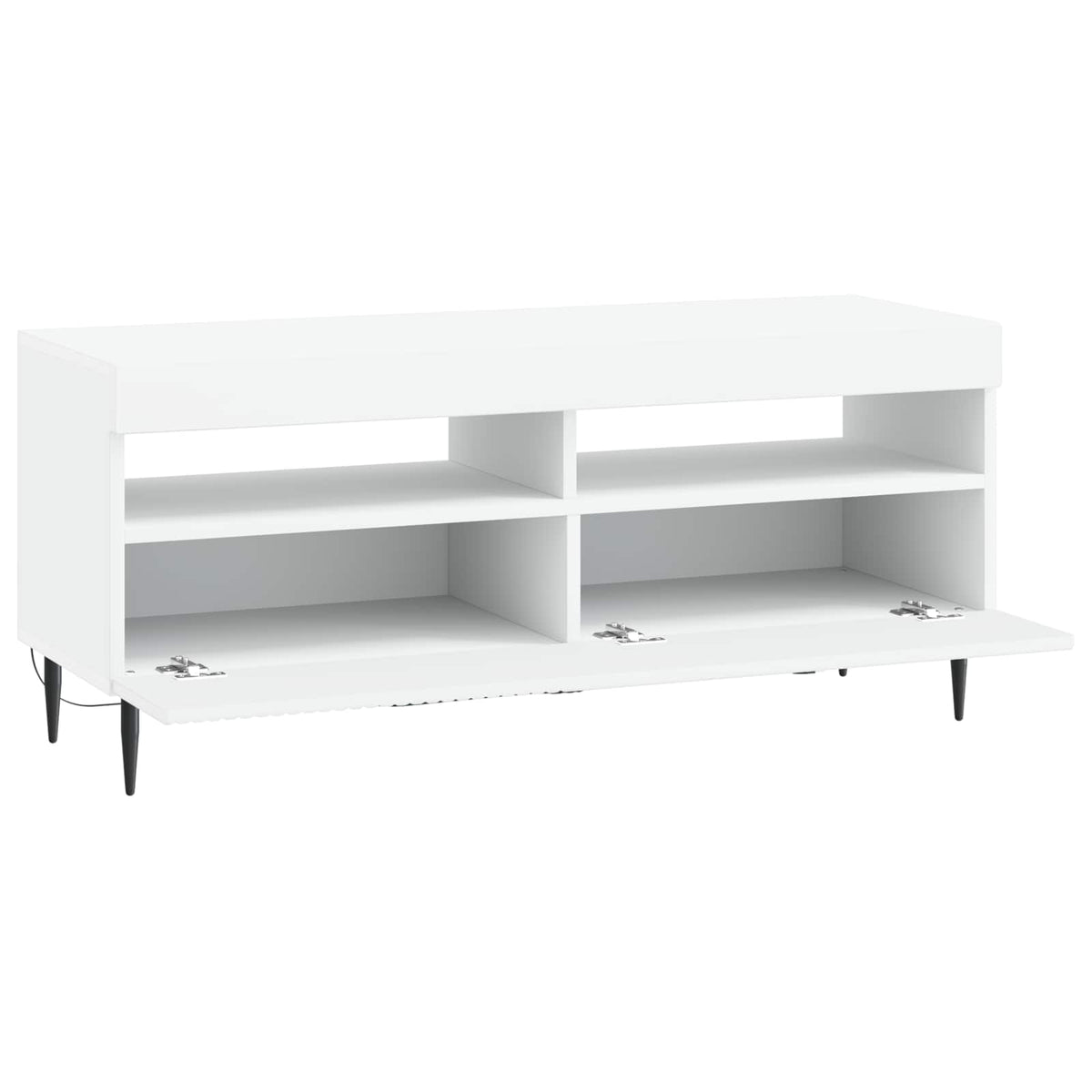 LED-TV-Schrank Weiß Holzwerkstoff