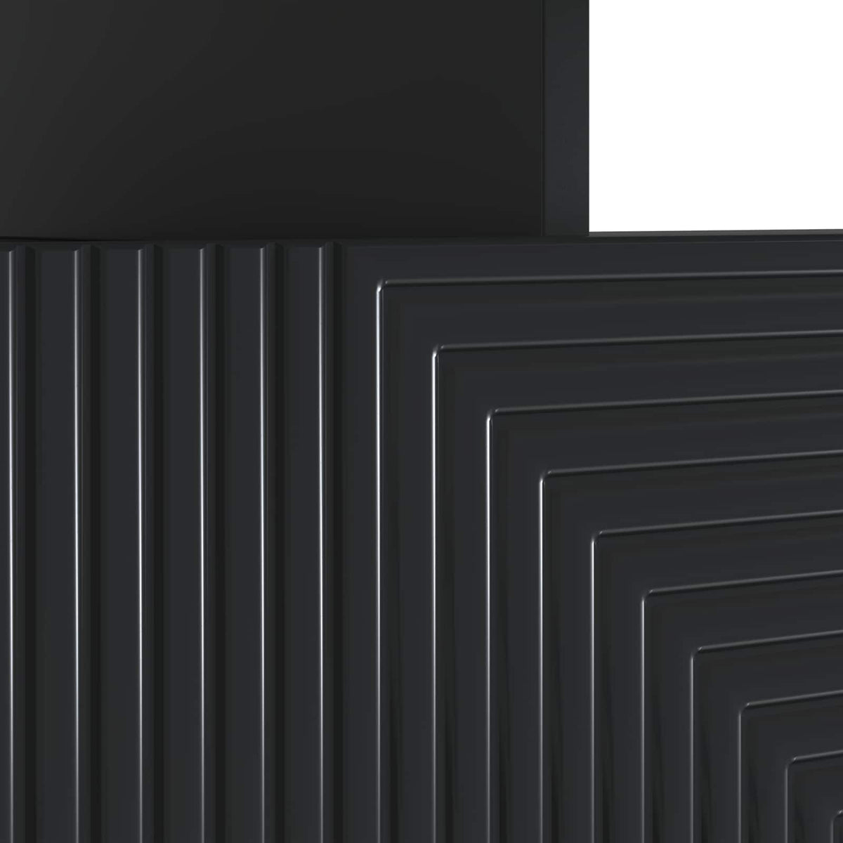 LED-TV-Schrank Schwarz Holzwerkstoff