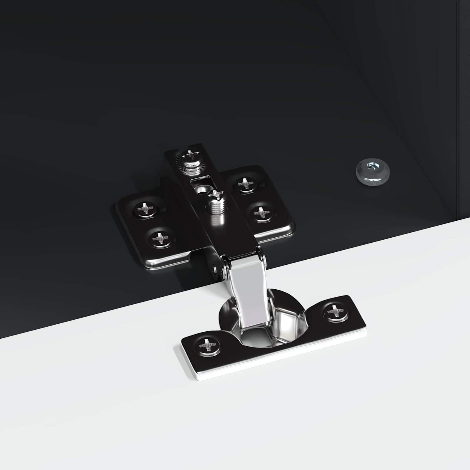 LED-TV-Schrank Schwarz Holzwerkstoff