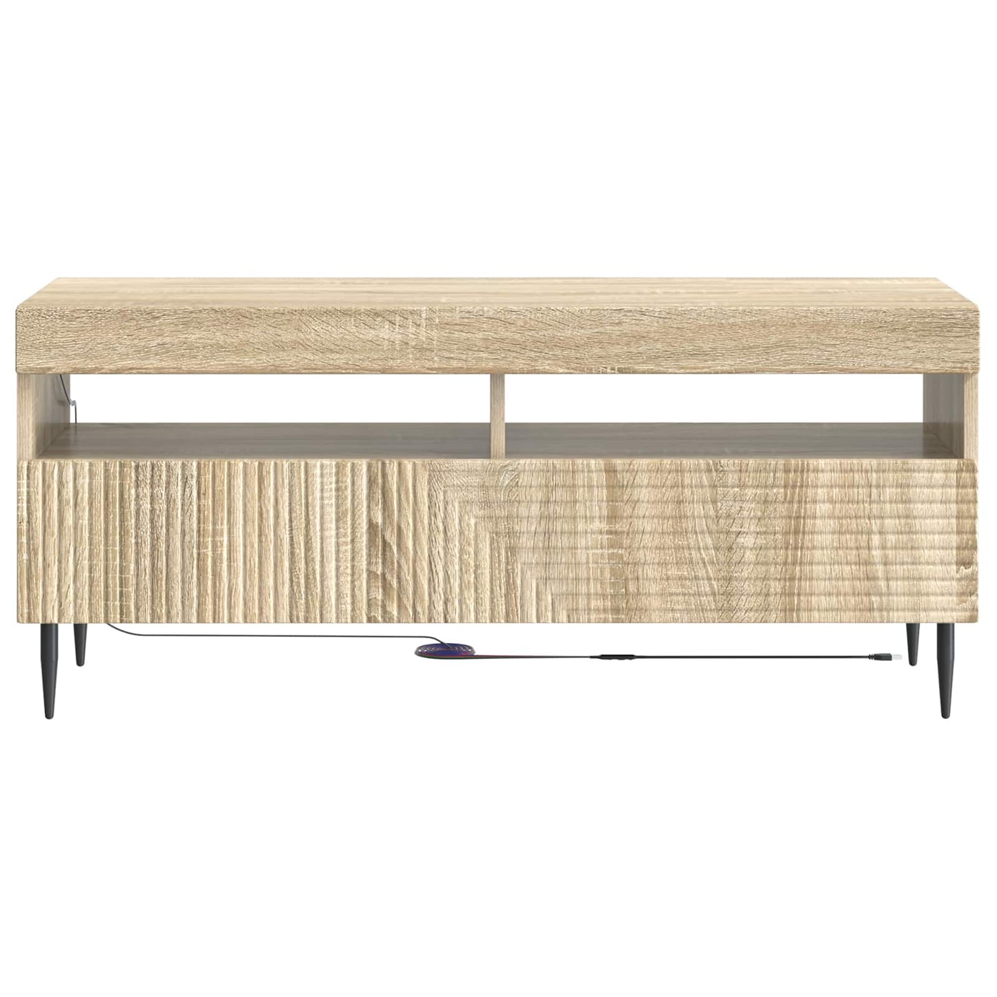LED-TV-Schrank Sonoma-Eiche Holzwerkstoff