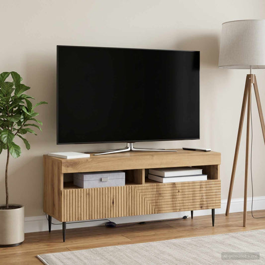 LED-TV-Schrank Artisan-Eiche Holzwerkstoff