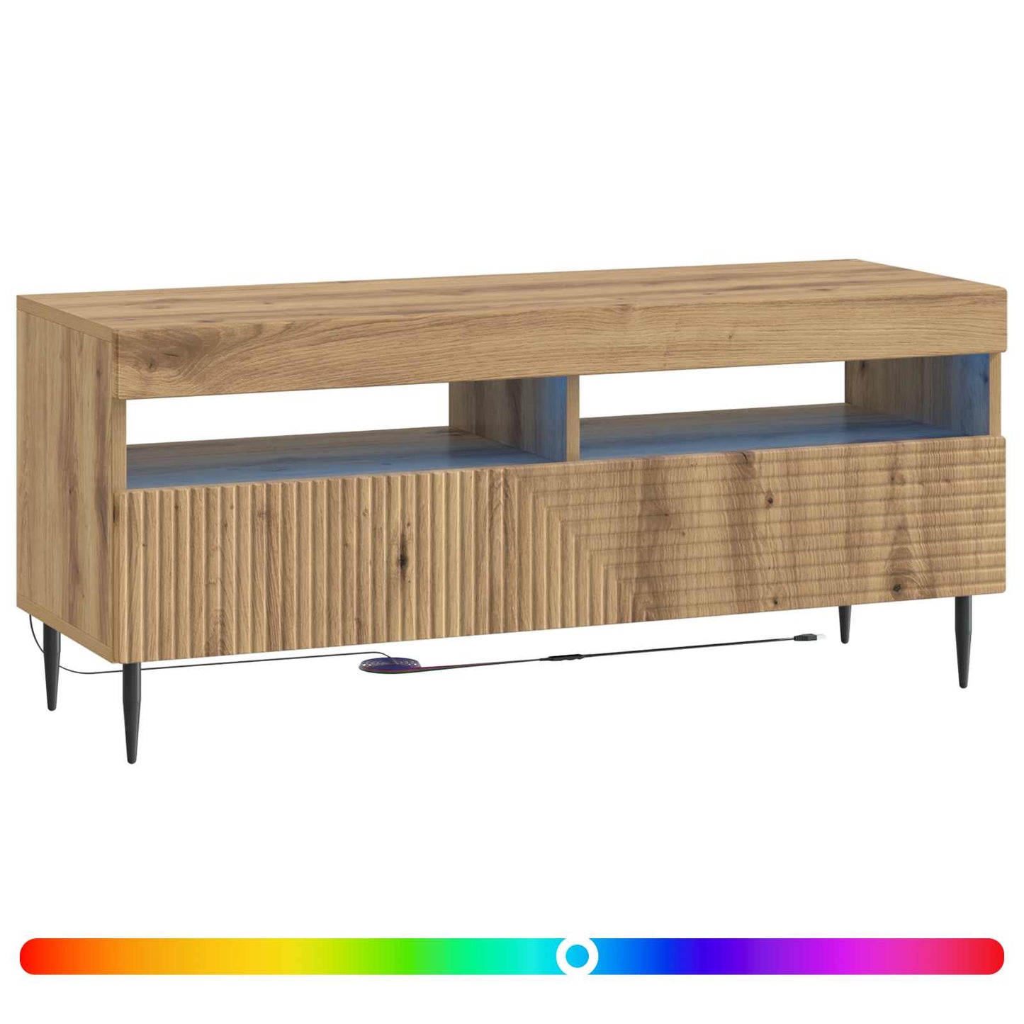 LED-TV-Schrank Artisan-Eiche Holzwerkstoff