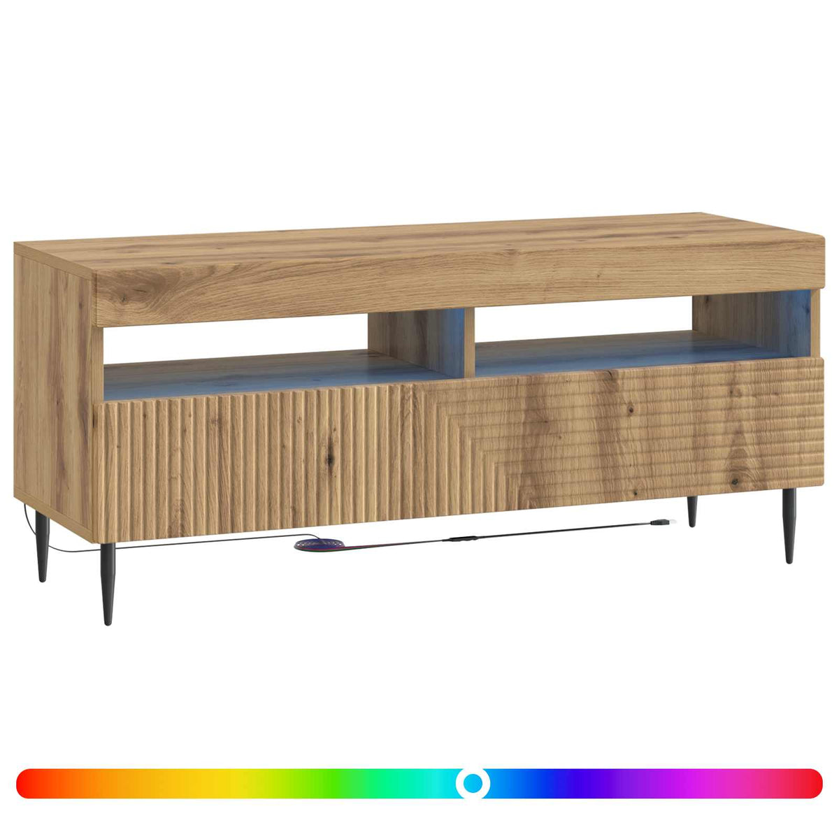LED-TV-Schrank Artisan-Eiche Holzwerkstoff
